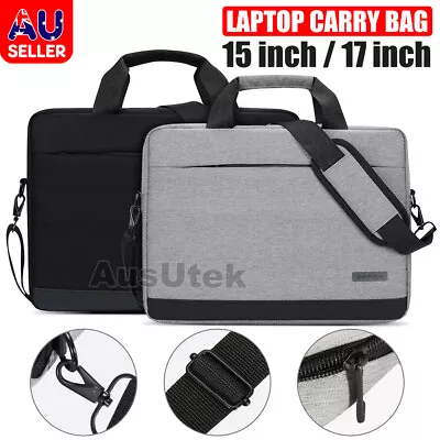 $29.99 • Buy 15-17  Laptop Shoulder Bag Sleeve Briefcase Case For Macbook Lenovo HP Dell Sony