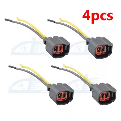 $6.99 • Buy 4pcs EV6 EV14 USCAR Fuel Injector Connector Pigtail Harness For Dodge LS2 LS3