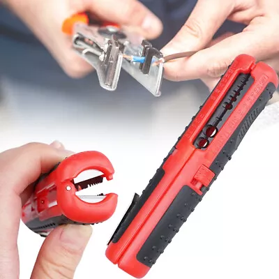 Electrical Cable Stripping Tool Portable Multi Function Cable Wire Stripper Coax • £10.02