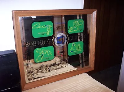 Vintage 1985 Pinch Scotch Whisky   Bob Hope   Golf Classic Mirror • $90
