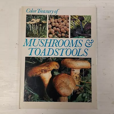 Color Treasury Of Mushrooms & Toadstools Crescent Books HC Vtg Good Condition • $9.99