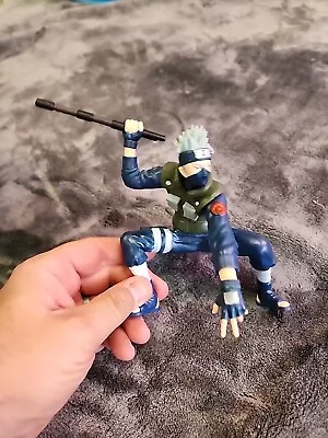 Anime Ninja Shippuden Hatake Kakashi Zabuza Sword PVC Figure Statue Toy Decor • $1