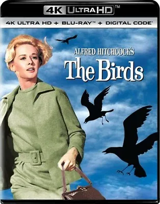 The Birds [New 4K UHD Blu-ray] With Blu-Ray 4K Mastering Digital Copy 2 Pac • $22.72