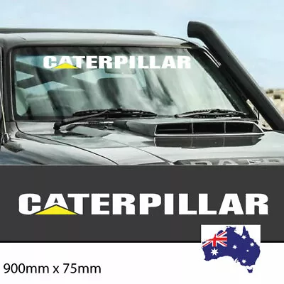 4x4 Car Ute Windscreen Vinyl Decal 900mm X 75mm Caterpillar 4WD Window • $24.95