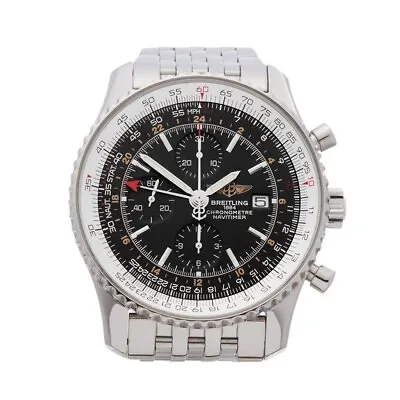 Breitling Navitimer World Chronograph GMT Automatic 46mm Ref A24322 • $4967.18