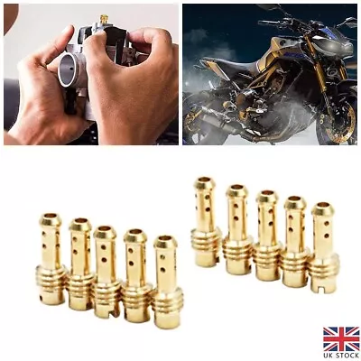 10Pcs/Set Carburetor Pilot Jet 8 Bleed Holes Kit FOR MIKUNI VM TM TMX Carb UK • £7.48