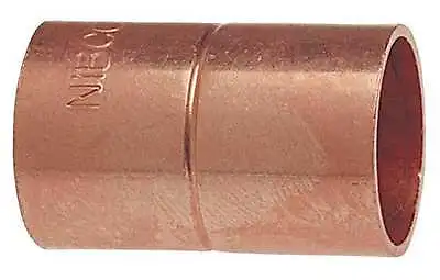 Copper Coupling FOR TUBING THAT IS  7/8  O.D. WITH STOP RING W8-1 • $2.95