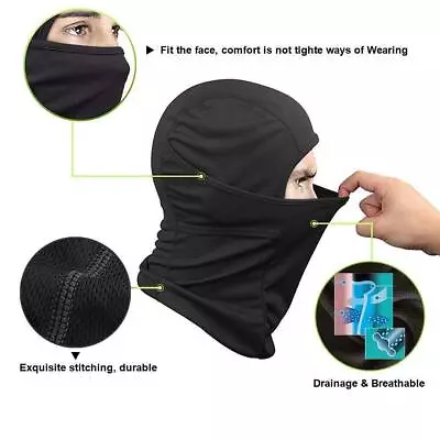 $0.99 • Buy Tactical Camo Balaclava Face Mask UV Protection Ski Sun Hood Cover For Men Women