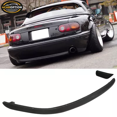 Fits 90-97 Mazda Miata Mx5 Rs Style Rear Bumper Apron Lip Spoiler Unpainted PU • $64.99