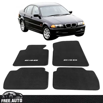 Front Rear Nylon Carpet OE Floor Mats FOR BMW 99-06 M3 E46 Logo 3-Series 4PC • $53.99