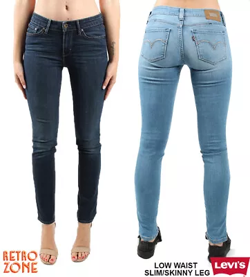 £29.95 • Buy Levis Low Waisted Women Jeans Skinny Leg Slim Fit Grade A W26 W27 W28 W29 W30