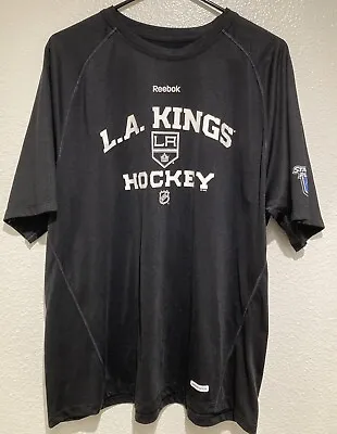 LA Kings 2012 NHL Playoffs Wicking Shirt LARGE Reebok Speedwick Stanley Cup L • $5