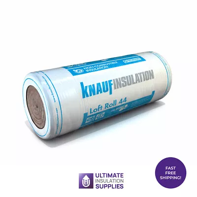 £66.90 • Buy 150mm Knauf Loft Roll 44 Glass Mineral Wool Insulation -1140mmx8.05m (9.18m²)