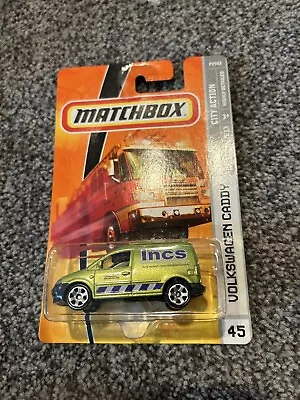 Matchbox 2009 City Action Series #45 Volkswagen Caddy Mtflk Light Green Incs • $10.39