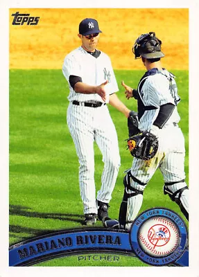 Mariano Rivera 2011 Topps Baseball Card #42 New York Yankees • $1