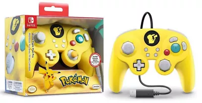 Nintendo Switch Wired Fight Pad Pro Controller Pokemon Pikachu Edition BRAND NEW • $49.99