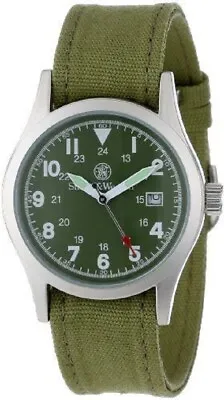 Smith & Wesson SWW-1464-OD Green Water Resistant Military Quartz Wrist Watch • $29.92