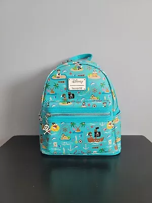 NWT Disney Loungefly Sensational Six Mickey & Friends Pirates Mini Backpack • $80