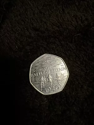 2015 75th Anniversary Of The Battle Of Britain 50P Fifty Pence Coin • £2