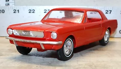 Vintage AMT 1966 Ford Mustang Coupe Red Dealer Promo Model Car 1/25 Scale • $124.99