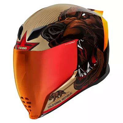 NEW  ICON  Airflite Motorcycle  Helmet - Ursa Major ALL SIZES STREET STUNT RACE  • $299