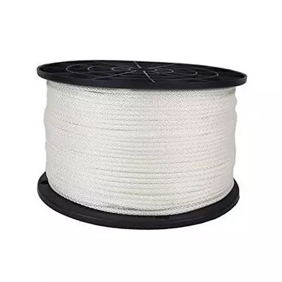 1/8 Inch Dacron Polyester Rope - 500 Foot Spool (#4) 1/8  X 500 Ft Spool White • $41.11