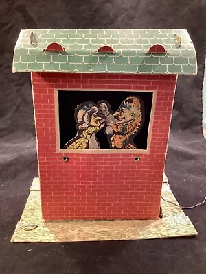 £181.97 • Buy Antique Paper Mechanical Punch And Judy Toy Theater