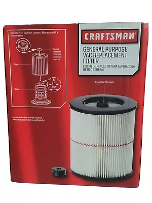 New Shop Vac Filter Fits Many Craftsman Vacuum Cleaners 17816 NIB • $8.99