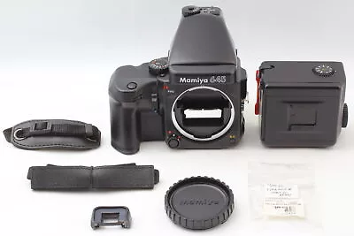 [MINT] Mamiya 645 Pro Body AE Finder Power Grip 120 Film Back W/Strap From JAPAN • $549.99