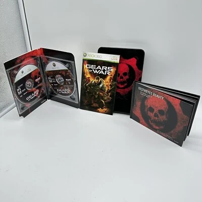 $19 • Buy Gears Of War Limited Collectors Edition Tin Steelbook CIB Xbox 360