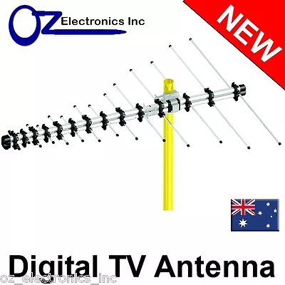 Digital TV Outdoor Antenna UHF VHF FM 4 AUSTRALIAN Conditions Country Areas LPD- • $30