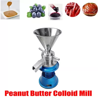 Lab Standing Colloid Mill Olives Grinding Machine Peanut Butter Making Machine • $999.99