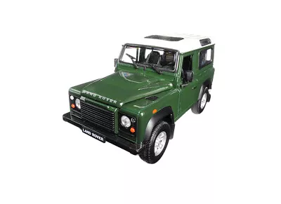 1:24 Land Rover Defender 90 By Welly In Dark Green 22498G • £24.99