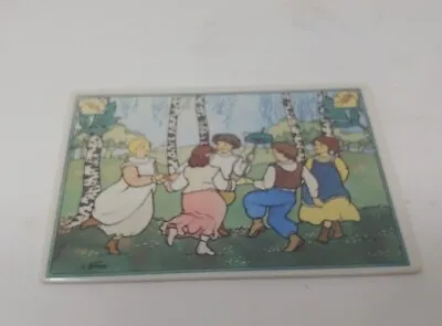 Vintage VILBO CARD Villeroy & Boch PORCELAIN POSTCARD May Dance W. Germany  • $19.99