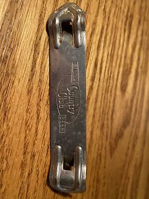 Vintage M.k. Goetz Brewing Co Country  Club Beer Bottle Can Opener Metal Opener • $2.99