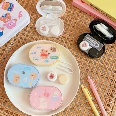 £4.69 • Buy Portable Lenses Box Contact Lens Case Storage Eye Care Contact Lens Container