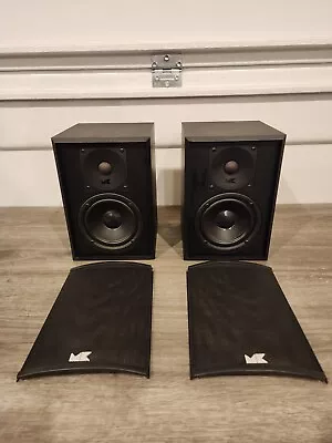 PAIR Of Miller & Kreisel M&K LCR-55 Speakers With Grills *FAST FREE SHIPPING  • $169.95