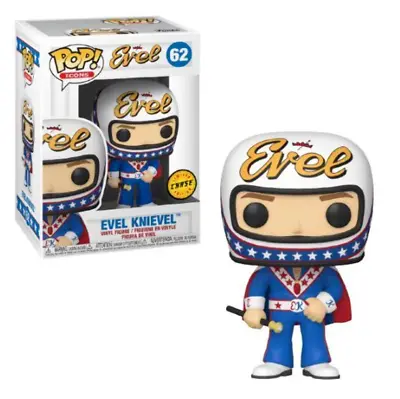 Funko Pop Vinyl Icons Evel Knievel Chase No.62 • $39.95