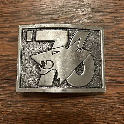 Vintage Wolf's Head Motor Oil Logo Rare Belt Buckle • $17.99