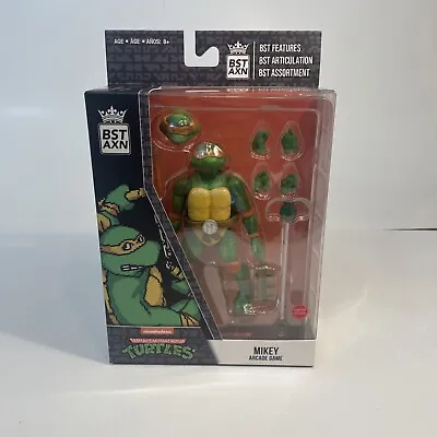 BST AXN TMNT Teenage Mutant Ninja Turtles Mikey Michelangelo Arcade Game Figure • $18.49