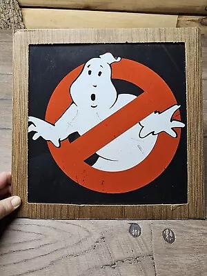Vintage GHOSTBUSTERS Fair Glass Mirror Carnival Prize 80’s Size 12 X 12  • $24.95