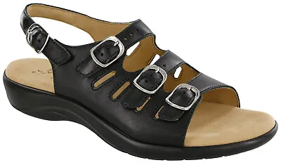 SAS Mystic Sandal Black 5 Medium Women's Shoes New In Box  • $94.99