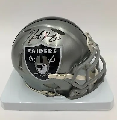 HUNTER RENFROW Signed/auto'd LAS VEGAS RAIDERS FLASH Speed Mini Helmet - BECKETT • $237.70