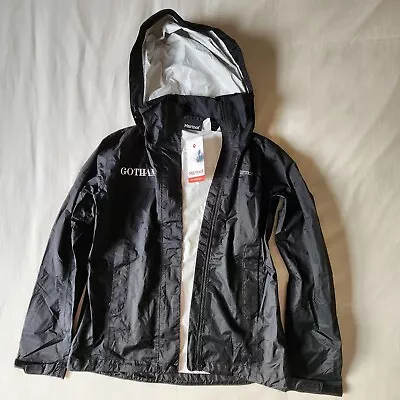 NEW Marmot Jacket Women's Black Precip Rain Hood Windbreaker Full Zip NWT XS • $50
