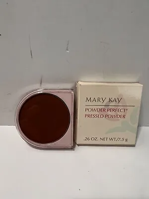MARY KAY~ Powder Perfect Pressed Powder ~BRONZE~ # 6253~ NIB Dry Skin NOS~ • $13.95