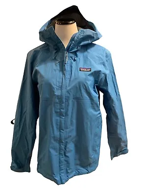 Mens Patagonia Torrentshell 3L Rain Jacket H2NO Full Zip Blue Sz S NWT • $118.95