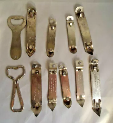 Lot Of 11 Vintage Bottle Openers Various Brands • $9.99