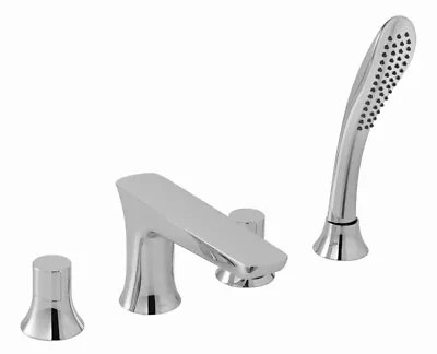 Vado Altitude 4 Hole Deck Bath Shower Mixer Alt-132/nh-c/p + Alt-handset-c/p • £74.95