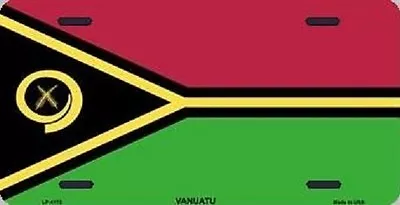 Aluminum National Flag Vanuatu  License Plate  NEW • $17.50