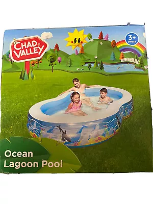 Chad Valley 9ft Ocean Lagoon Kids Paddling Pool - 500L • £47.99